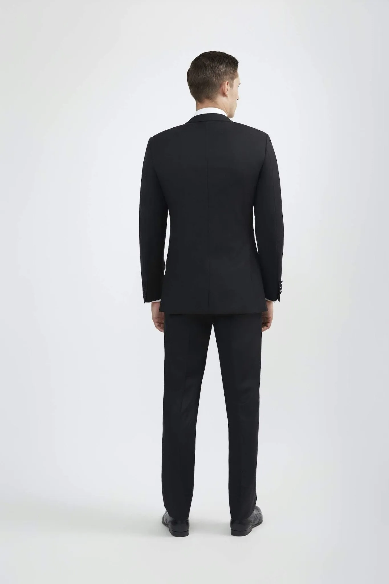 100% Wool Luxury Black Tuxedo Bundle