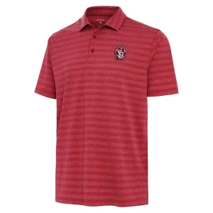 2024 Men's Antigua Tonal Striped Red Polo