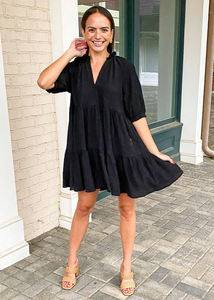 BB Dakota X Steve Madden Ice Tea Dress-Black