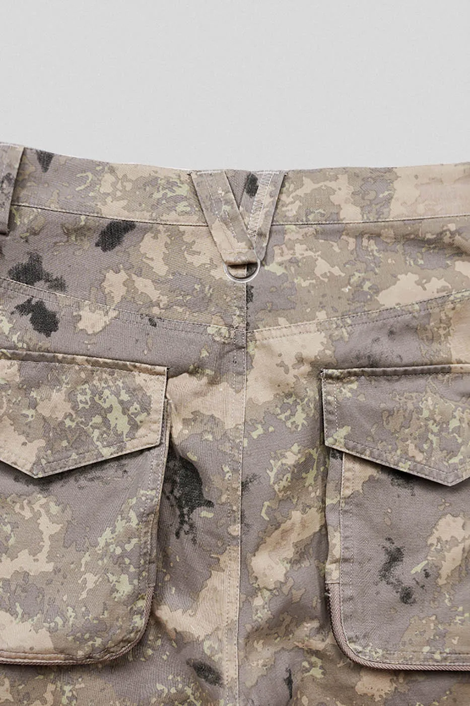 Camo Stacked Cargo Pants