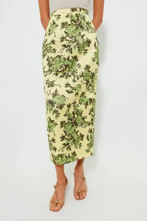 Centifolia Roses Green Lorelei Skirt