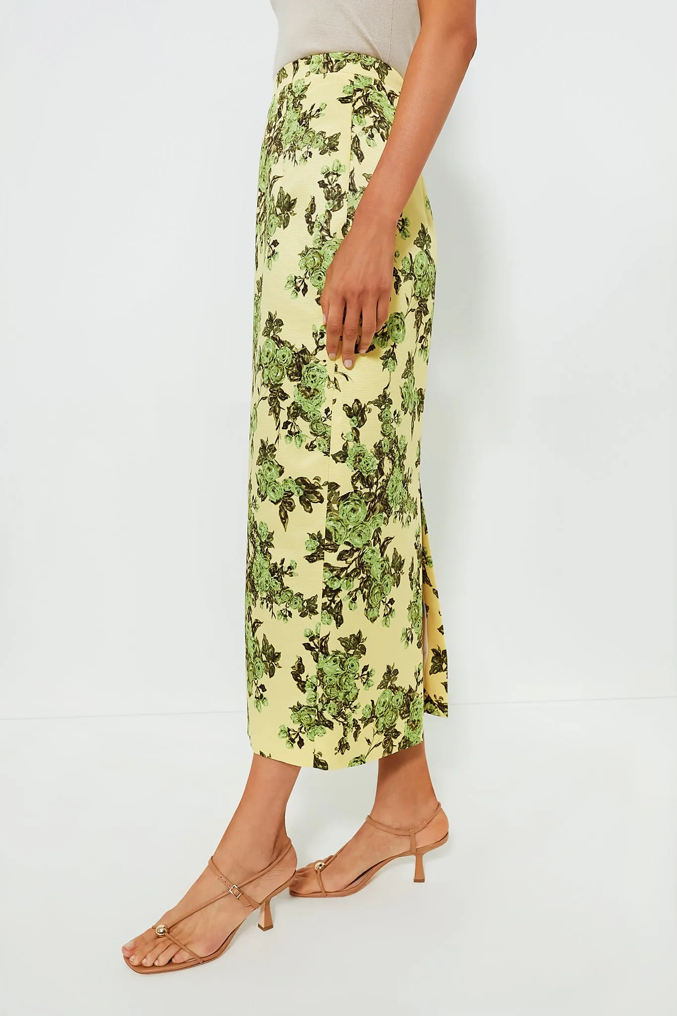 Centifolia Roses Green Lorelei Skirt