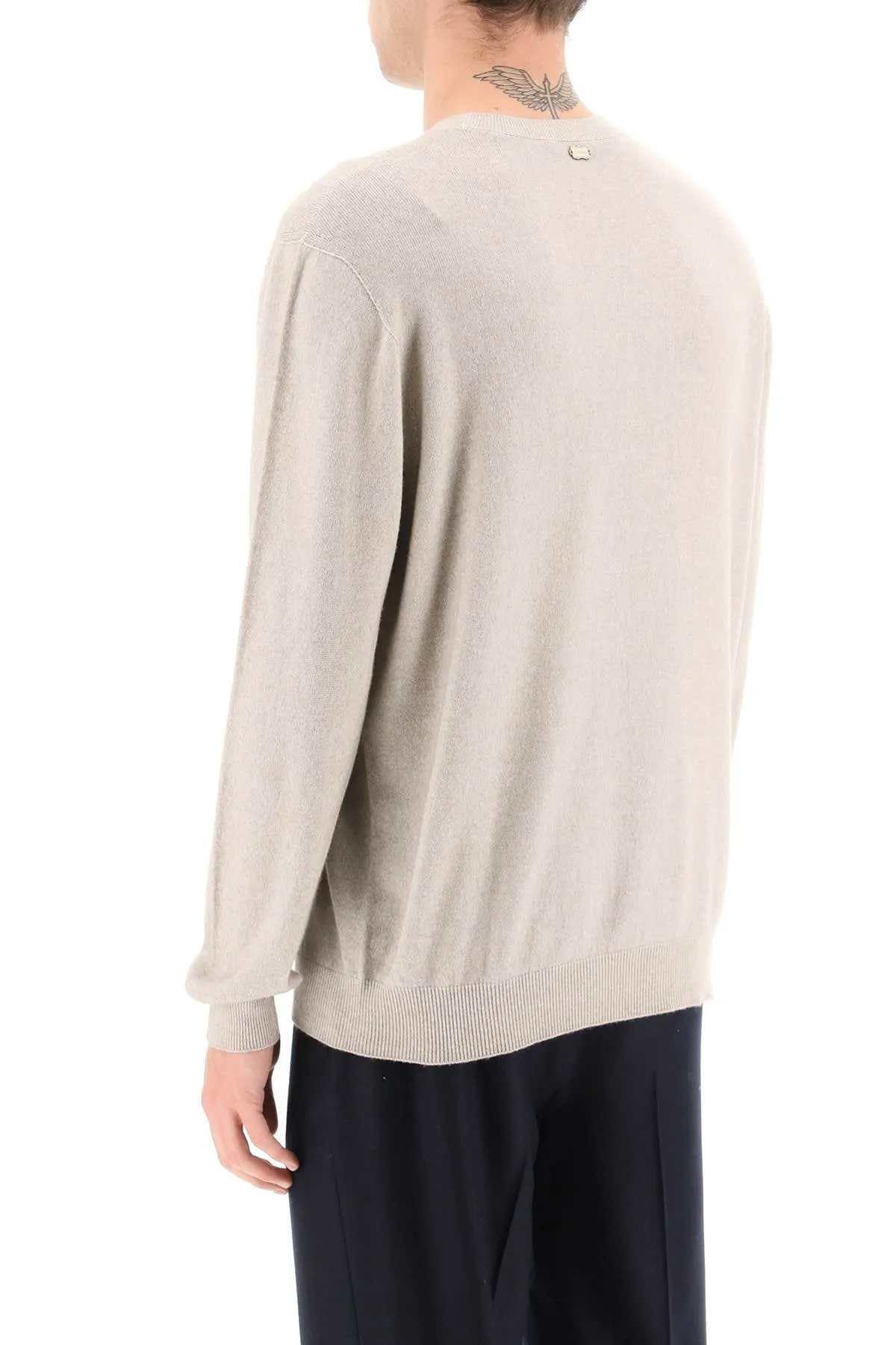 cotton and cashmere sweater