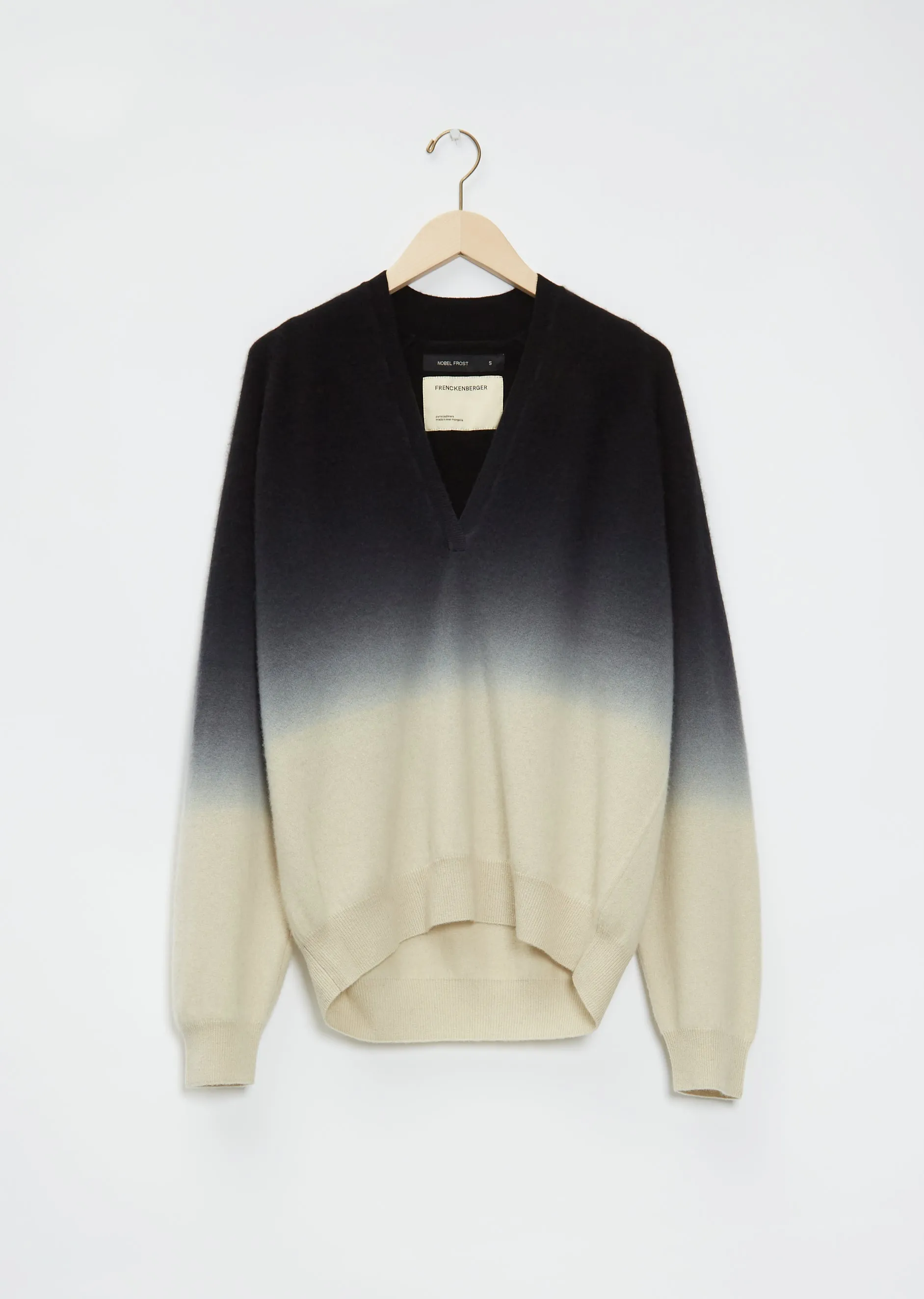 Dip Dye Johnny Deep V Cashmere Sweater