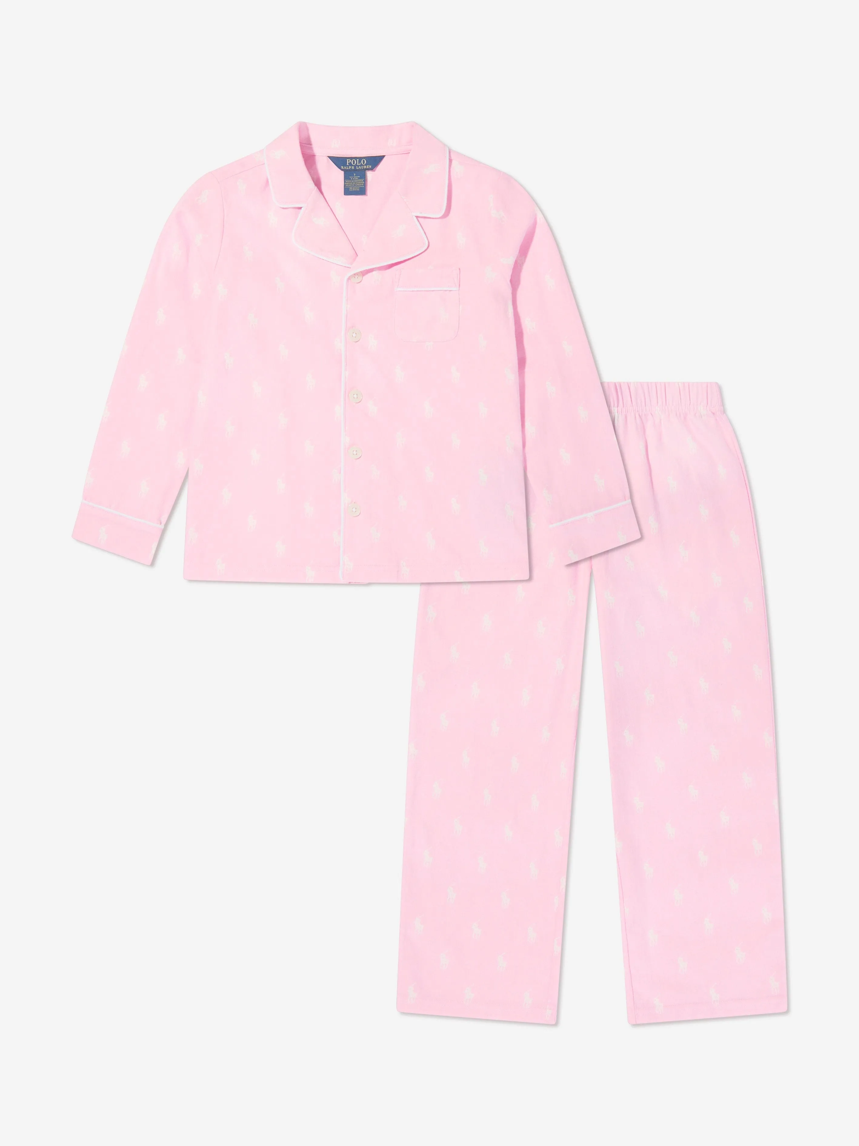 Girls Pyjama Set in Pink