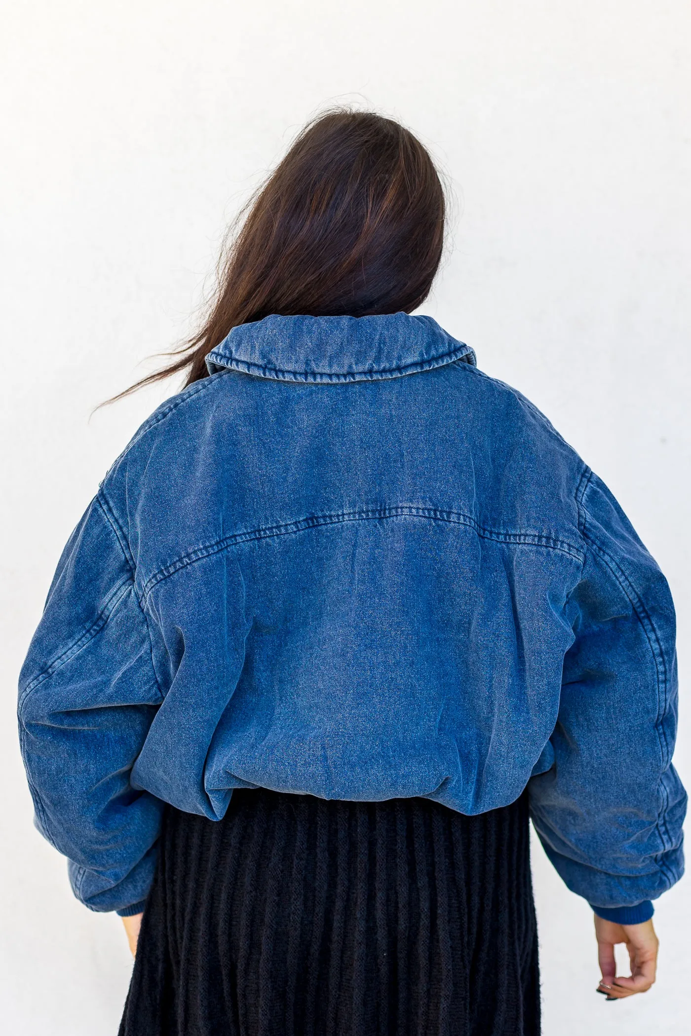 IVY DENIM BOMBER JACKET