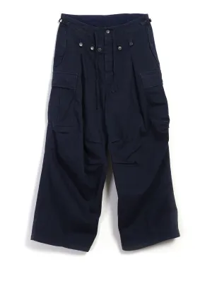 JUMBO | Heavy Drill Cotton Cargo Pants | Navy