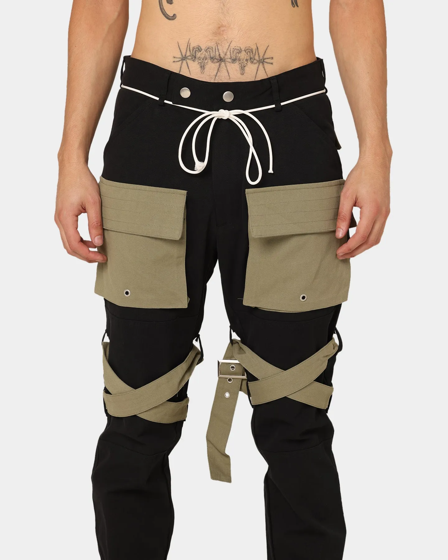 Lifted Anchors Newport Cargo Pants Black