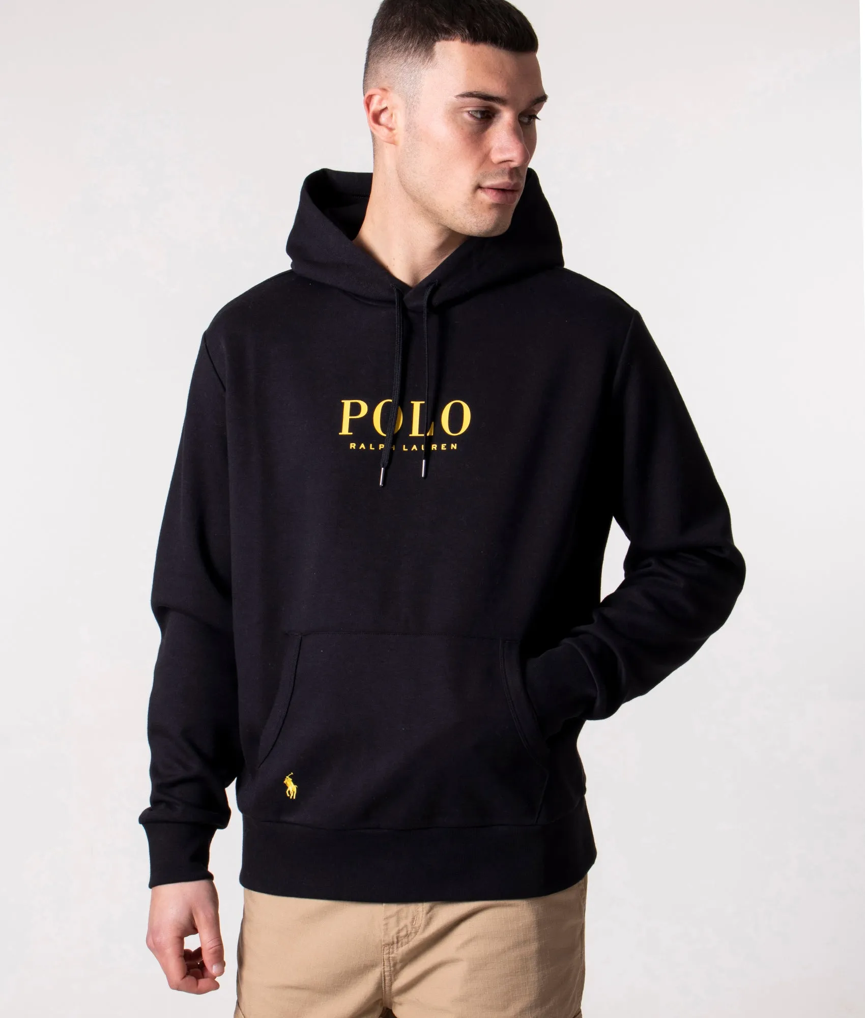 Logo Double Knit Fleece Hoodie