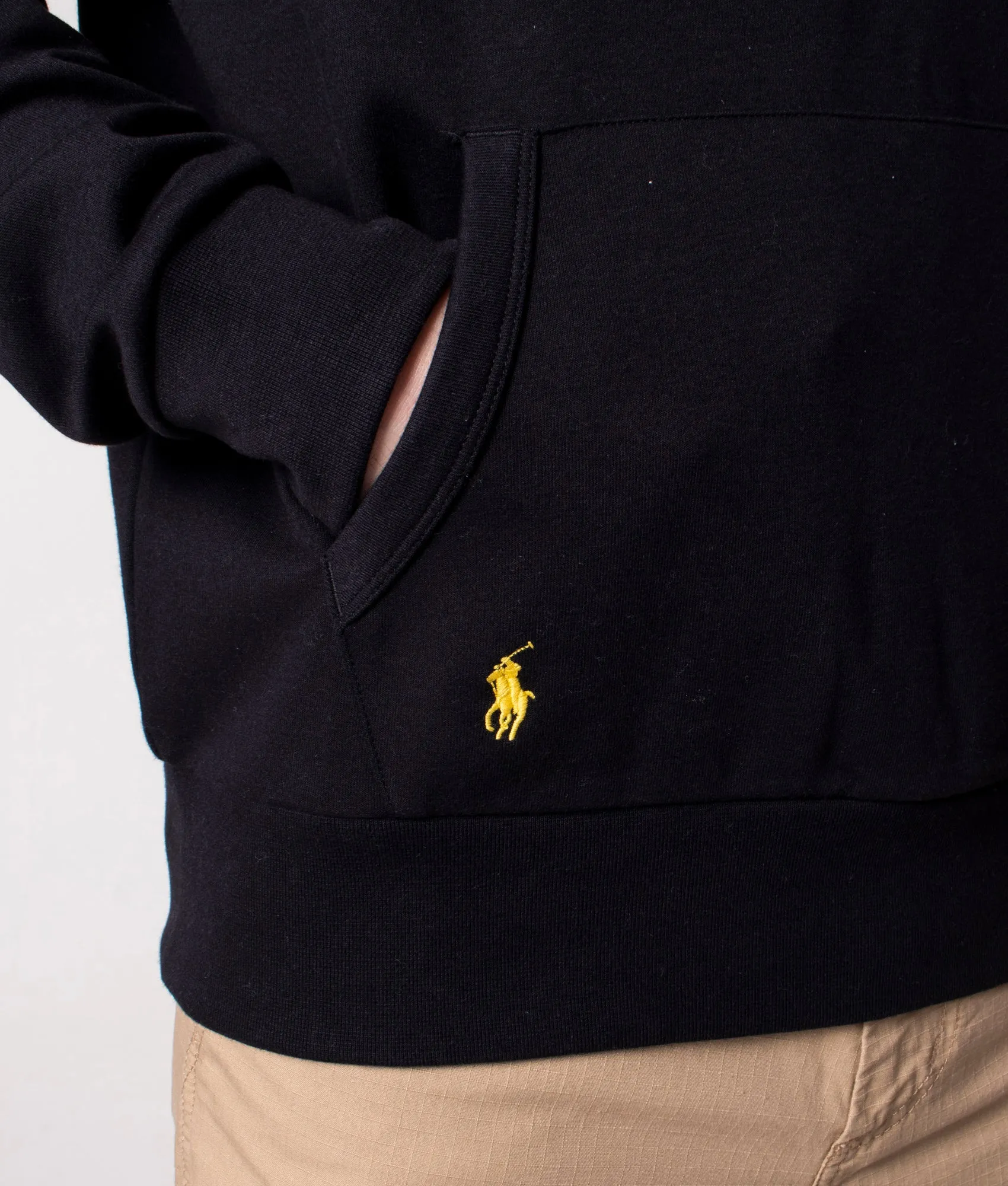 Logo Double Knit Fleece Hoodie