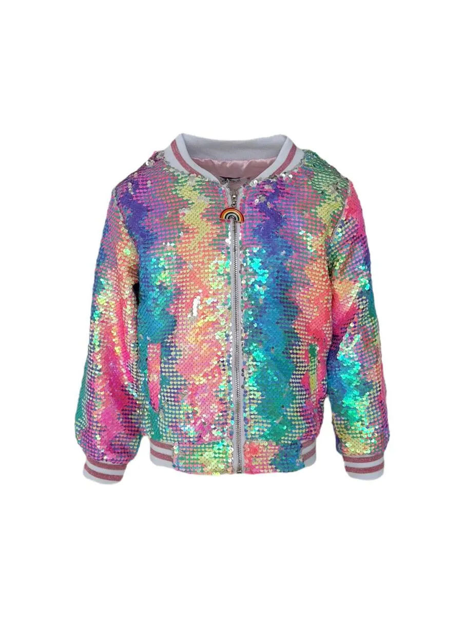 LOL Kaleidoscope Sequin Bomber