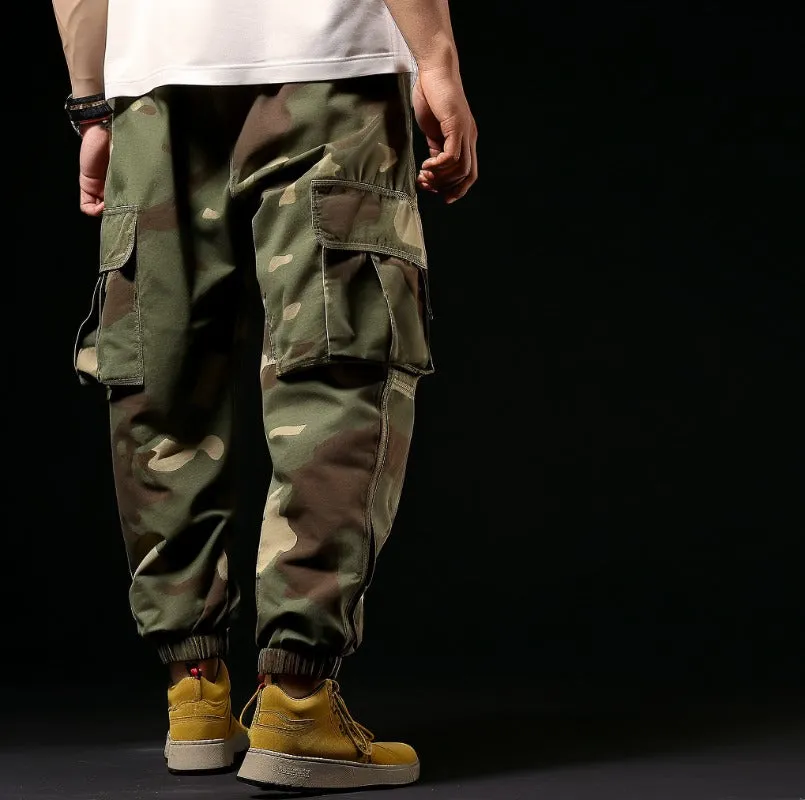 Men's Baggy Camo Multiple Pockets Cargo Pants