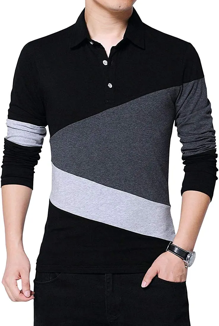 Men's Casual Slim Fit Golf Shirt