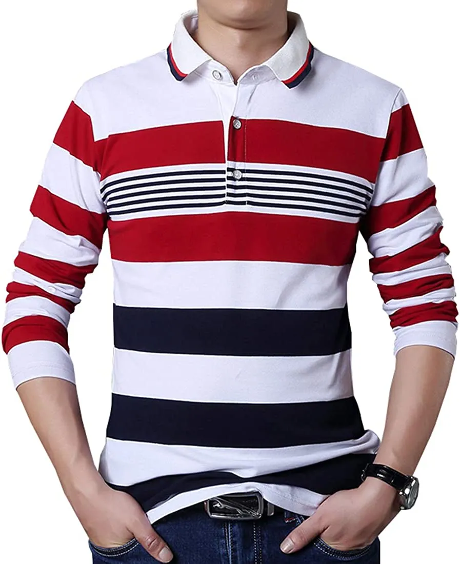 Men's Casual Slim Fit Golf Shirt