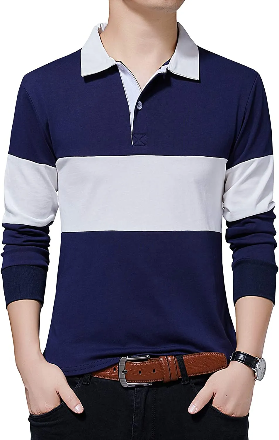 Men's Casual Slim Fit Golf Shirt