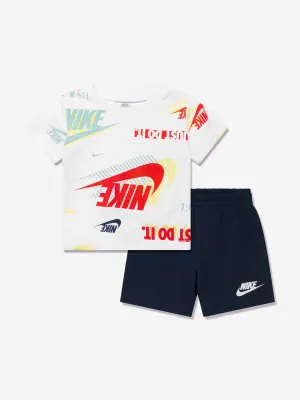 Nike Boys Active Joy Shorts Set in Navy