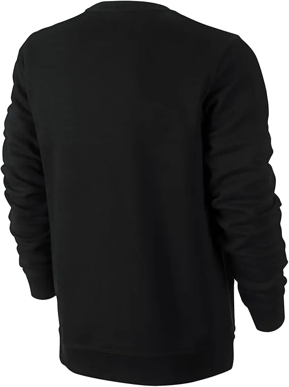 Nike Club Swoosh Crew Men's Sweat Shirt Black/White 611467-010