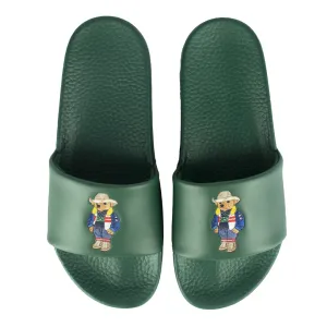 Polo Ralph Lauren Cayson Pony Slide Sandal New Forest / Bear