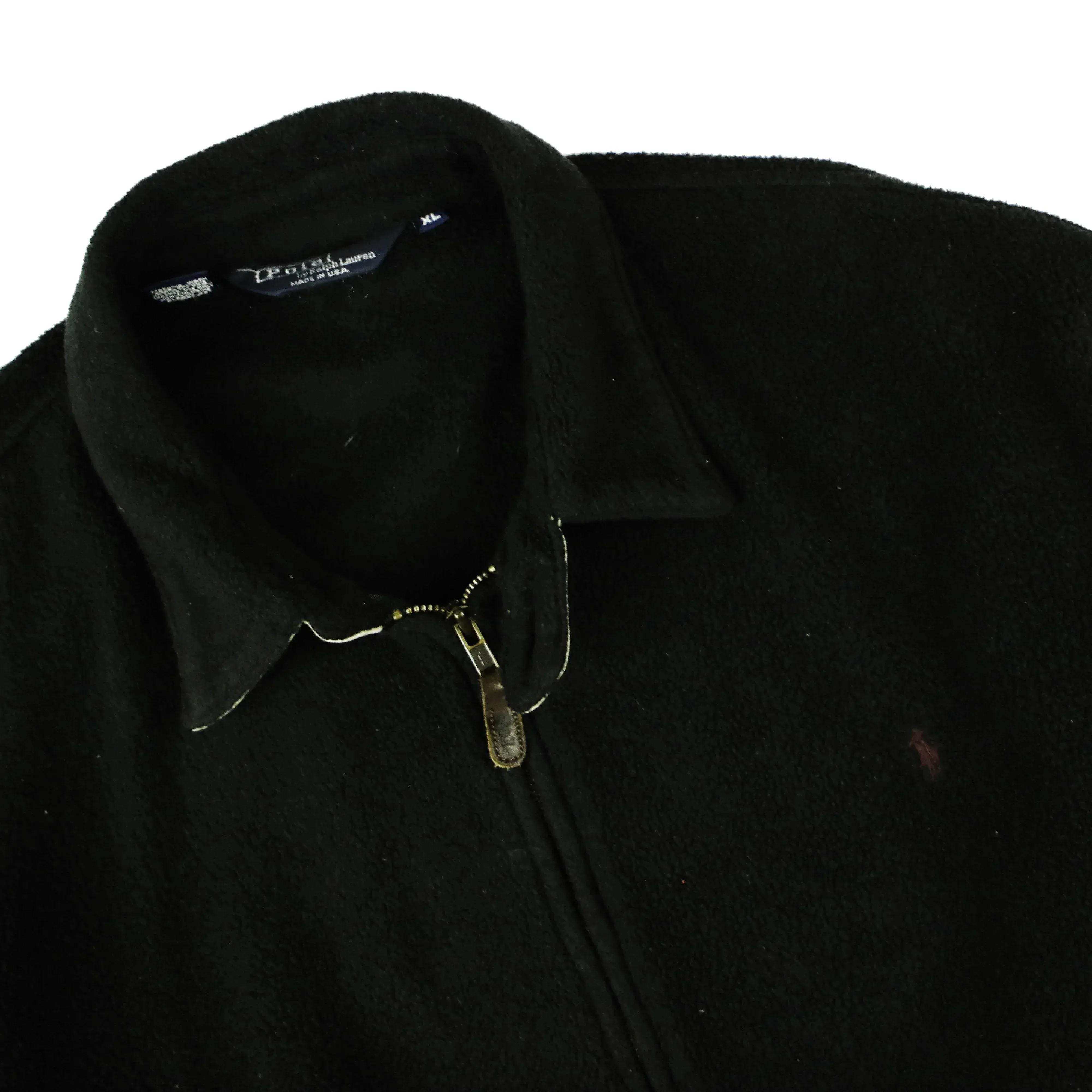 POLO RALPH LAUREN FLEECE HARRINGTON JACKET  (L)  (L)