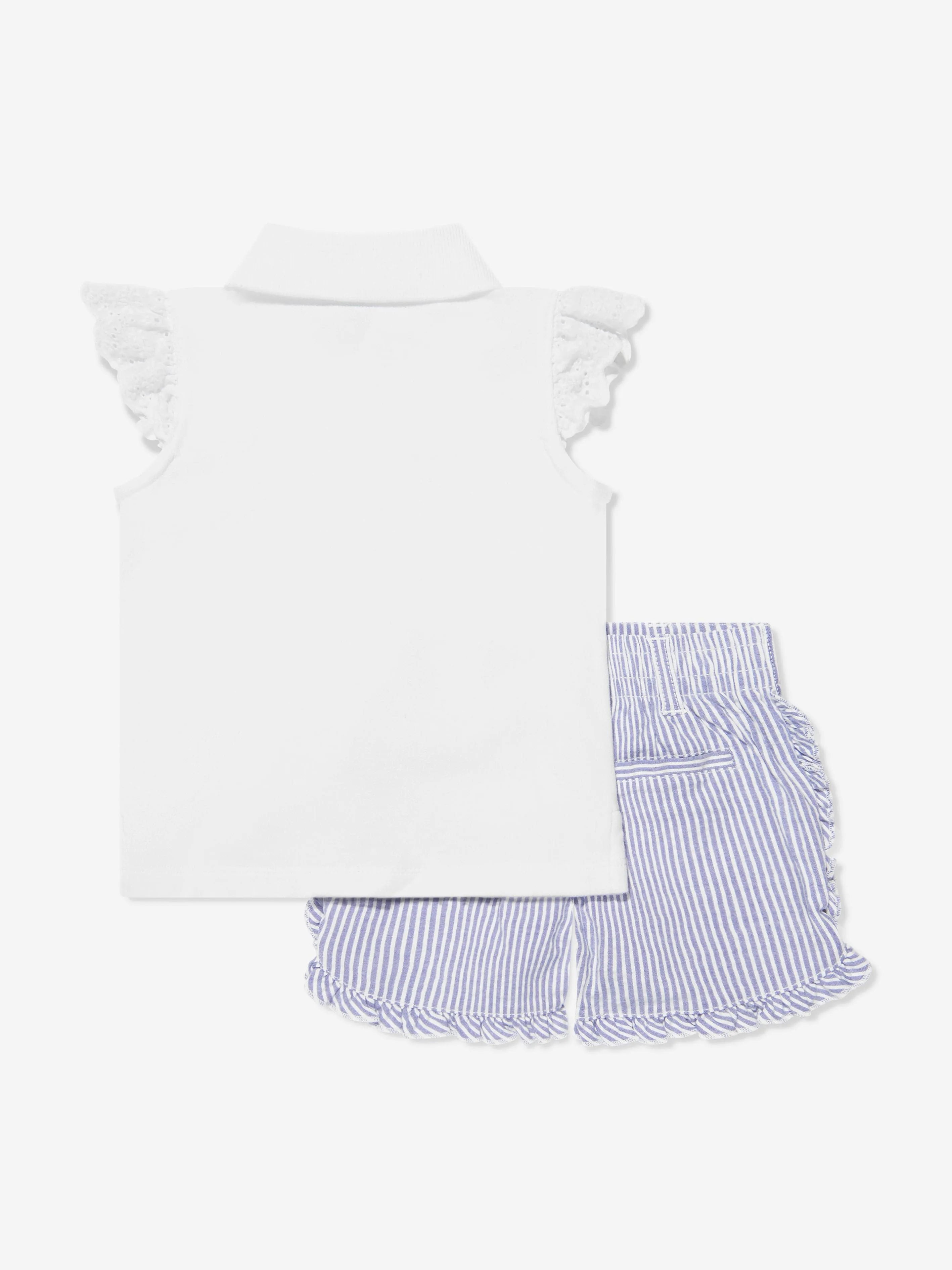 Ralph Lauren Baby Girls Short Set in Multicolour