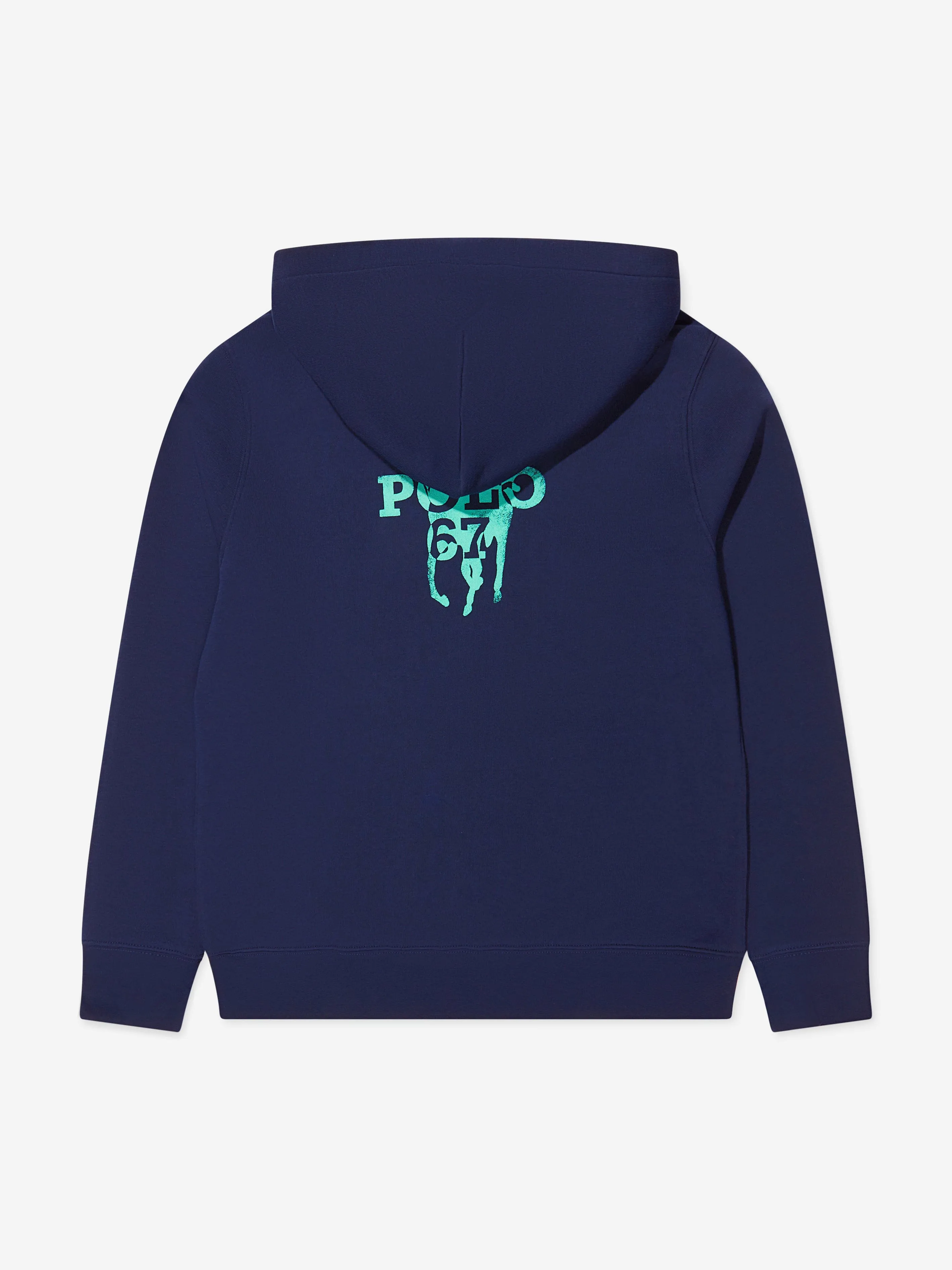 Ralph Lauren Boys Big Pony Logo Zip Up Top