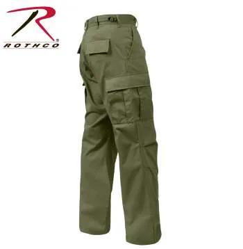 Relaxed Fit Zipper Fly BDU Pants