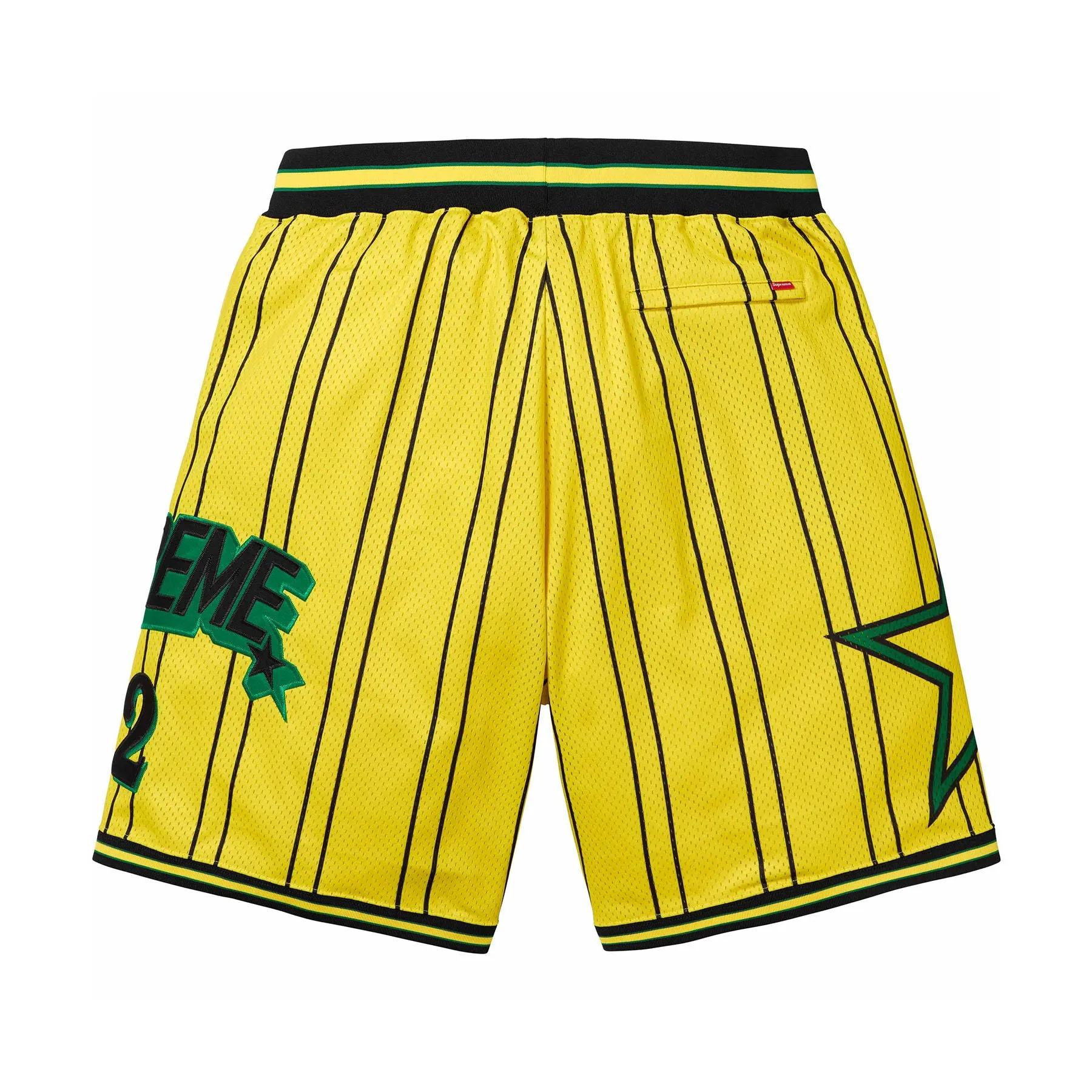 Supreme Star Basketball Short 'Yellow'