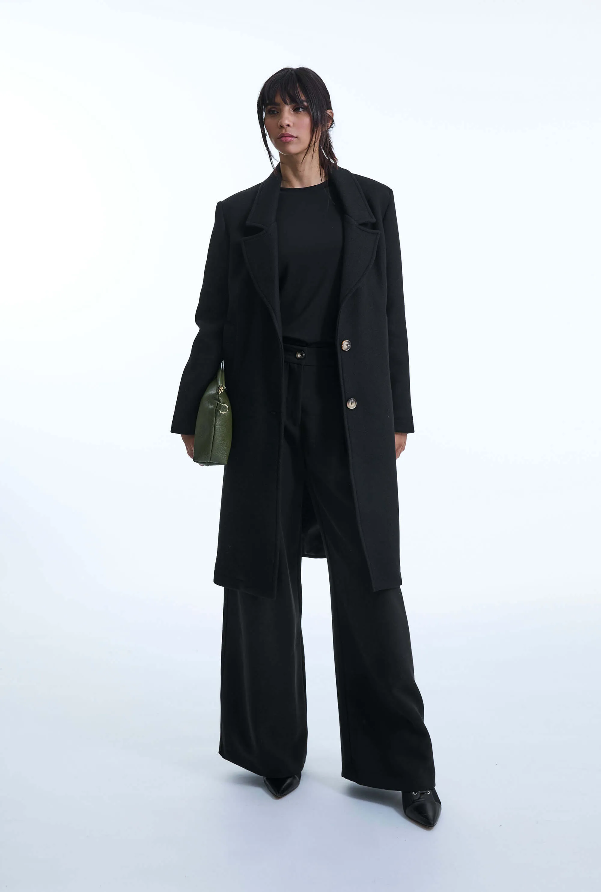 Tailored Black Coat