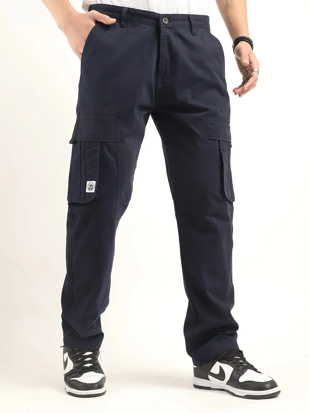 Urban Nomad Navy Blue Denim Cargo