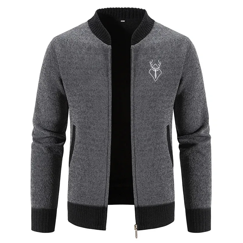 Warm Zipper Cardigan for Men