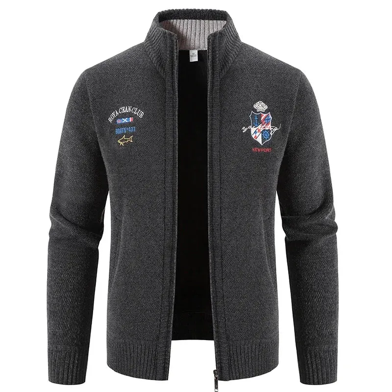 Warm Zipper Cardigan for Men