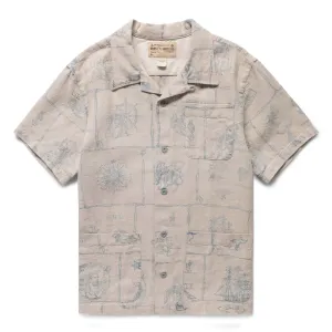 WAYNE CAMP SHIRT SEASCAPE PRINT