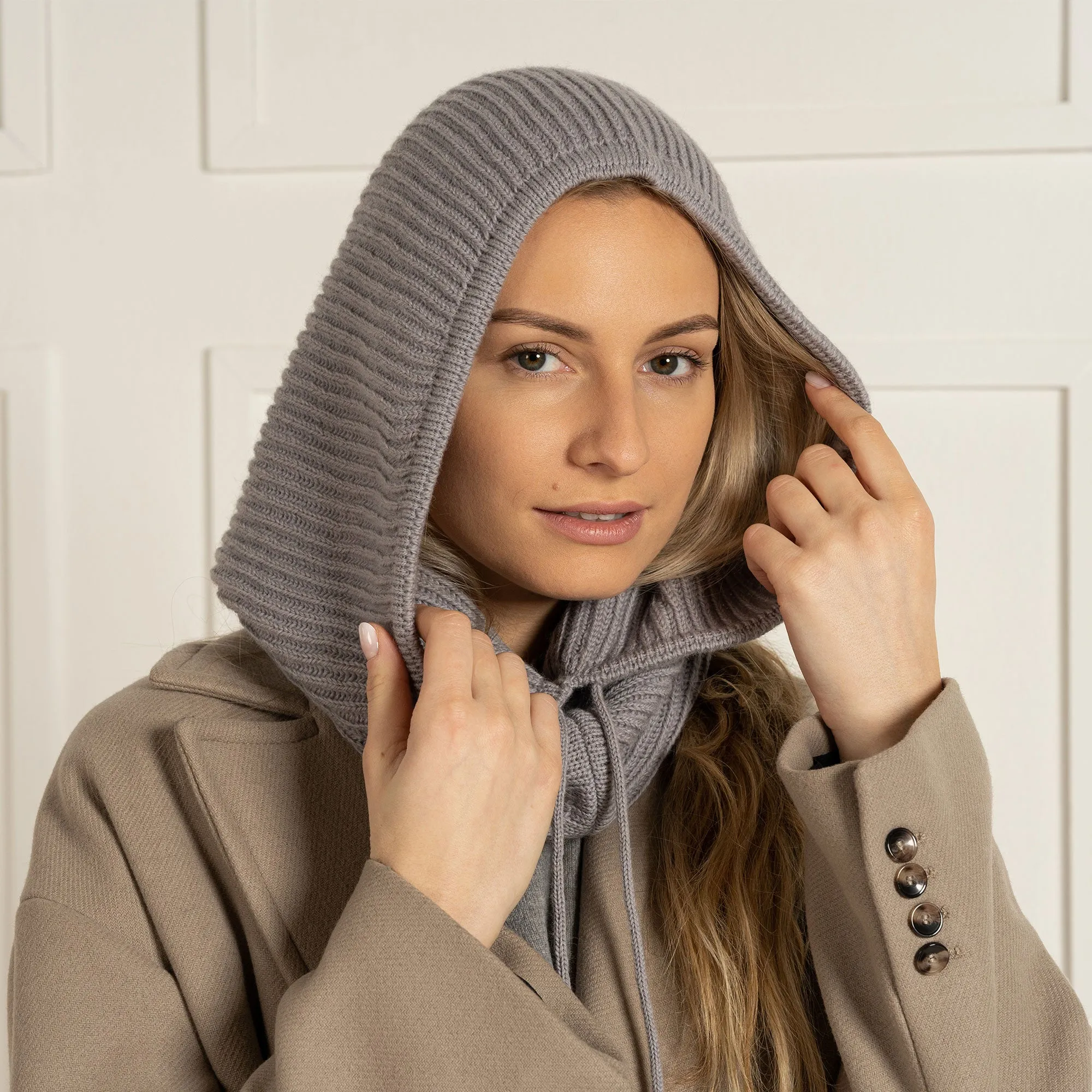 Women's Knit Merino Hood Balaclava