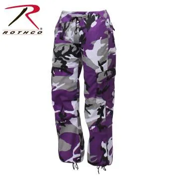 Womens Paratrooper Colored Camo Fatigues