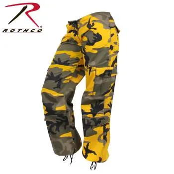 Womens Paratrooper Colored Camo Fatigues