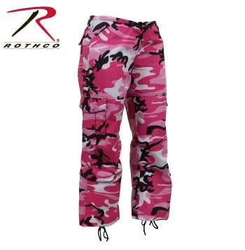 Womens Paratrooper Colored Camo Fatigues