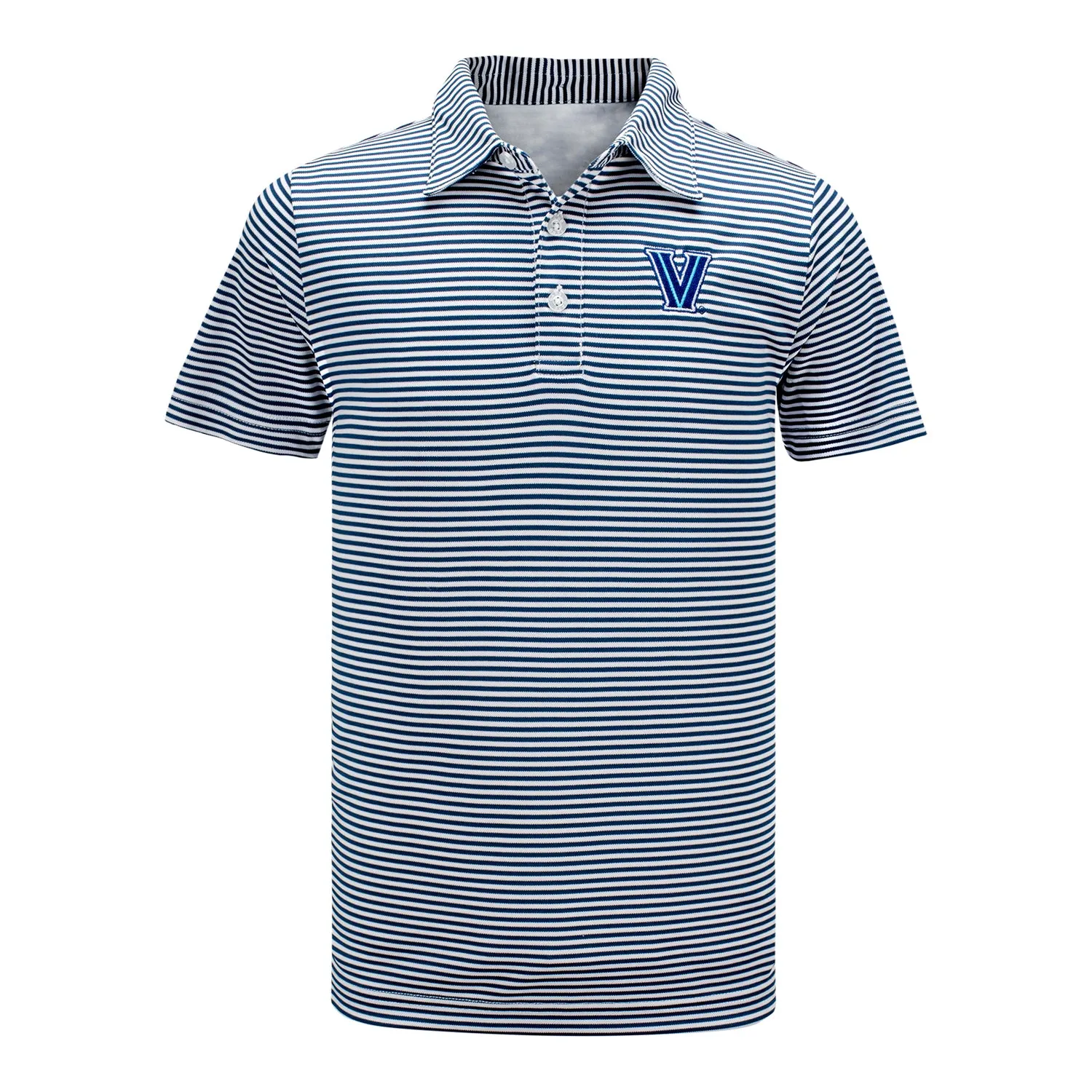 Youth Villanova Wildcats Striped Polo