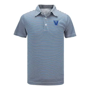 Youth Villanova Wildcats Striped Polo